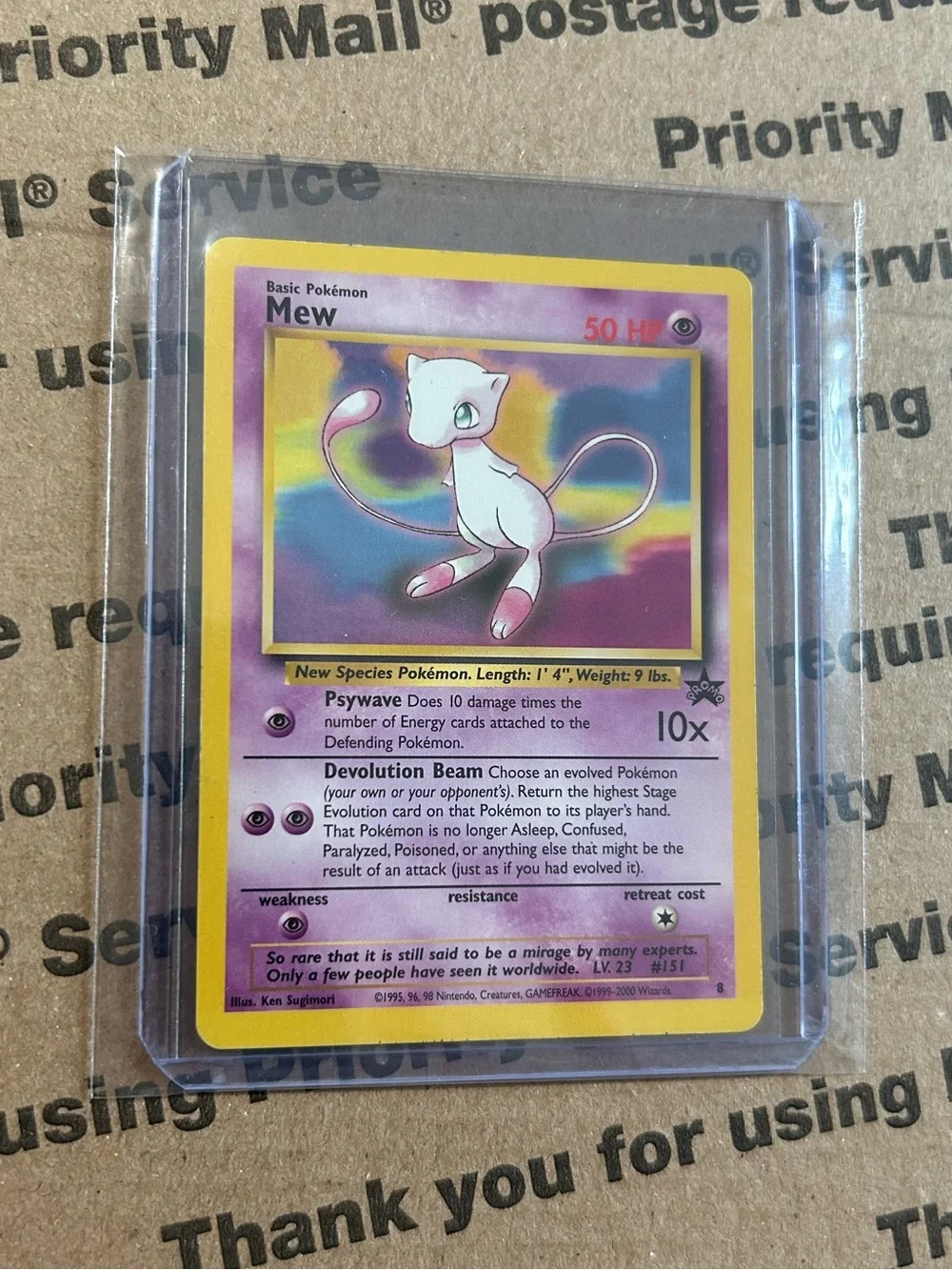 ‘99-‘00 Pokemon TCG Mew Promo No. 8 #151